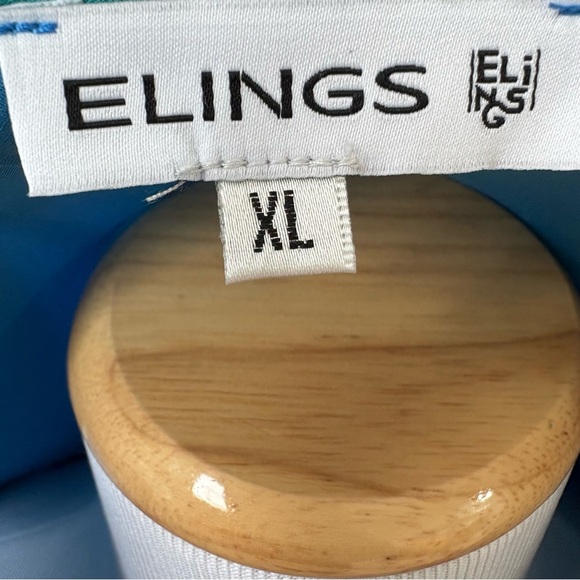 Elings Boho Flowy Watercolor Artsy Maxi Dress Wmn’s Sz XL - Picture 8 of 10